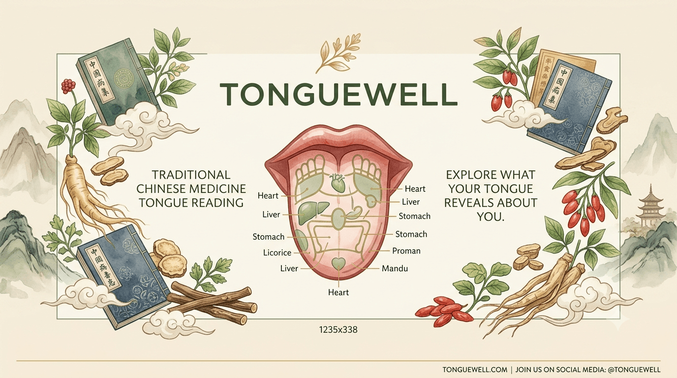 TongueWell — Traditional Chinese Medicine tongue reading. Explore what your tongue reveals about you.